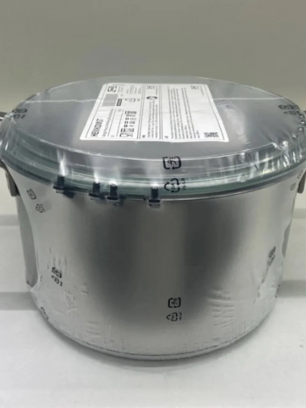 HEMKOMST 005.780.82 Pot with lid, stainless steel/glass, 5.3 qt